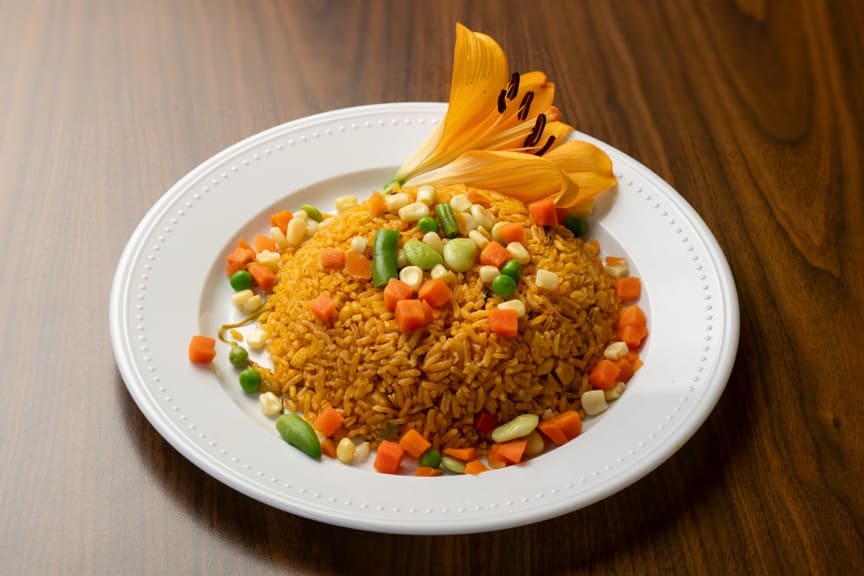 Arroz Amarillo con Vegetales